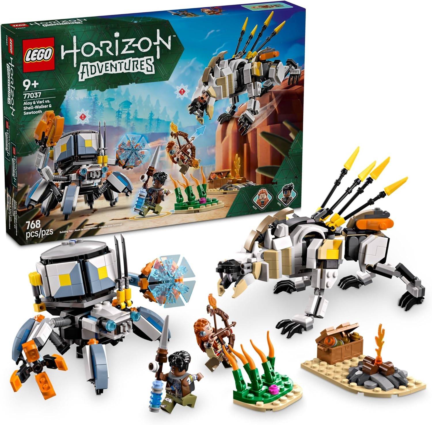 Lego Horizon Adventures Aloy & Varl vs. Shell-Walker e Sawtooth