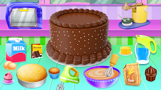 Kid Cakes Maker Cooking Bakery Screenshot 0