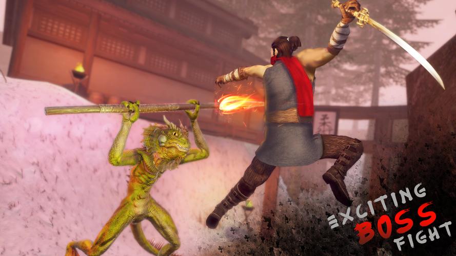 Ninja Shadow Fighting Games 3D 스크린샷 3