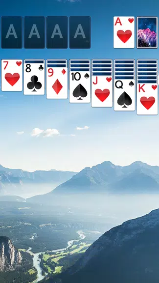 Solitaire Mountain Top Theme Ảnh chụp màn hình 0