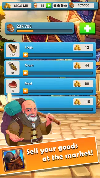 Idle Crafting Kingdom Ảnh chụp màn hình 0