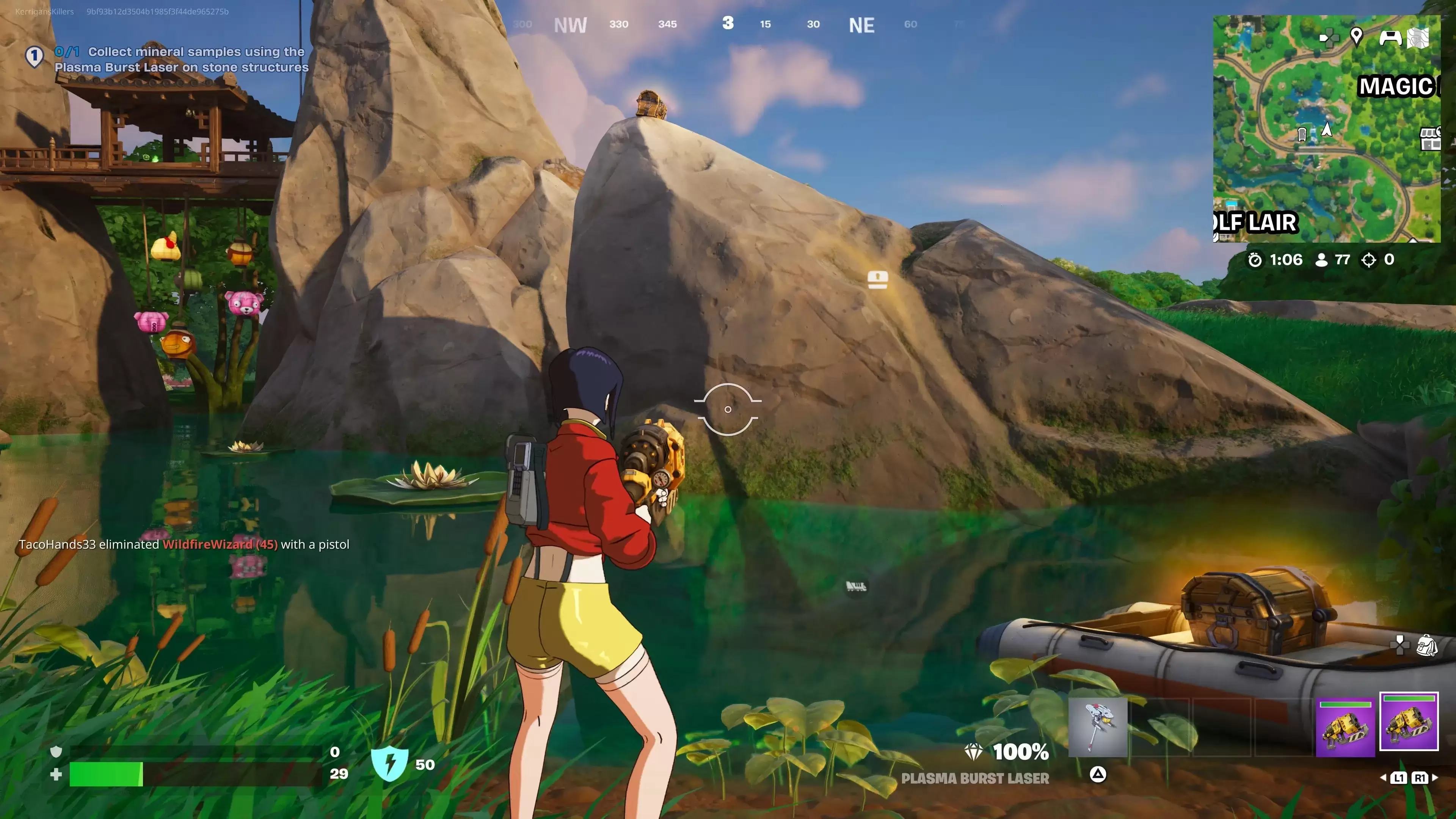 Fortnite บทที่ 6: คู่มือการขุดแร่เลเซอร์พลาสมา