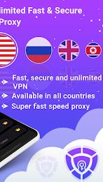 SuperFast VPN : Fast VPN Proxy Screenshot 2