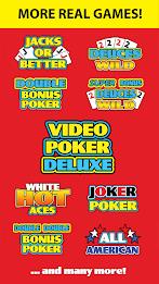 Video Poker Deluxe Captura de pantalla 1