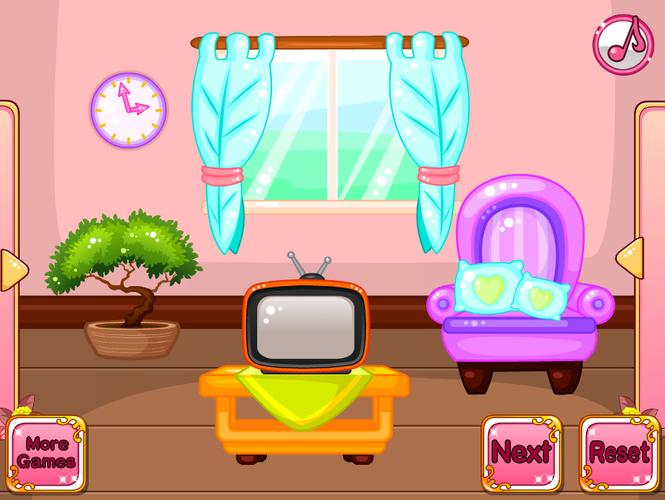 Princess Doll House Decoration Скриншот 1
