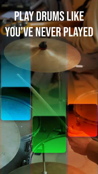 Drum Tiles: drumming game Capture d'écran 2
