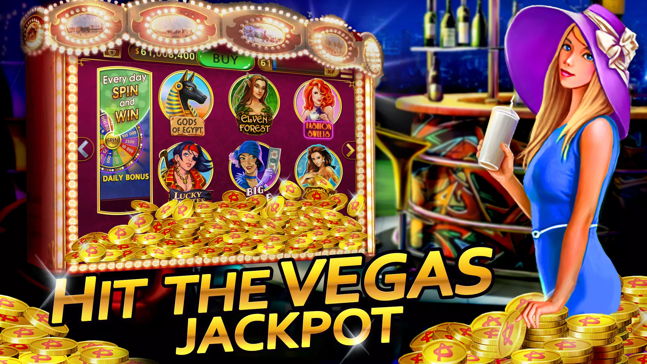 Vegas Casino - Slot Machines Schermafbeelding 0