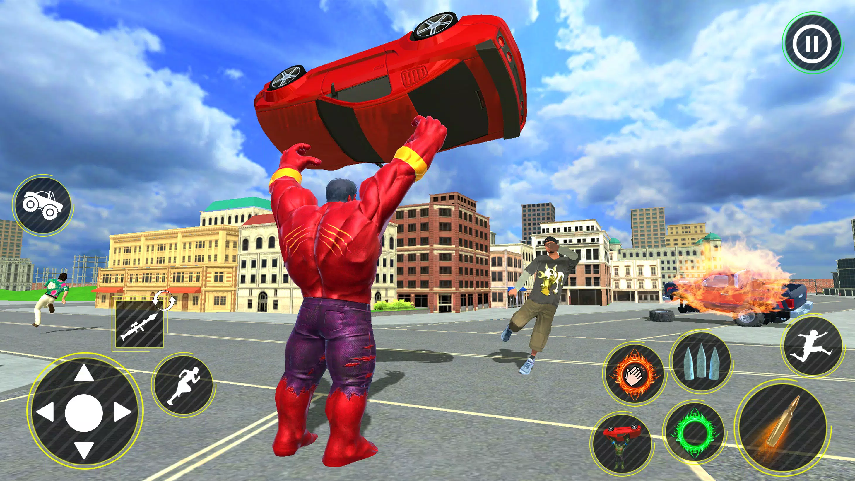 Incredible Monster Hero 3D War 스크린샷 3