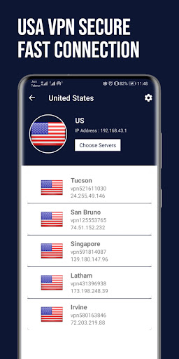 USA VPN Fast: Secure VPN Proxy應用截圖第0張