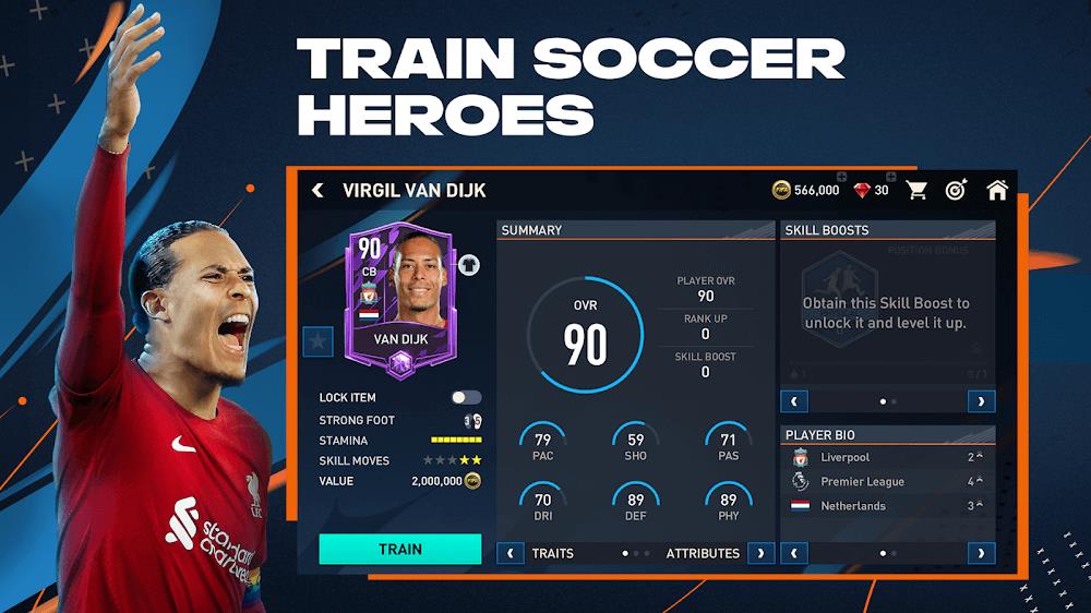 FIFA Soccer Mobile ภาพหน้าจอ 1