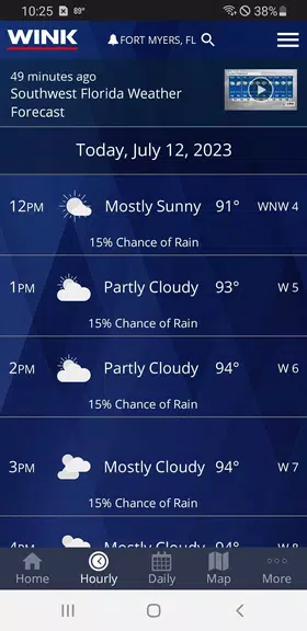 WINK Weather Schermafbeelding 2