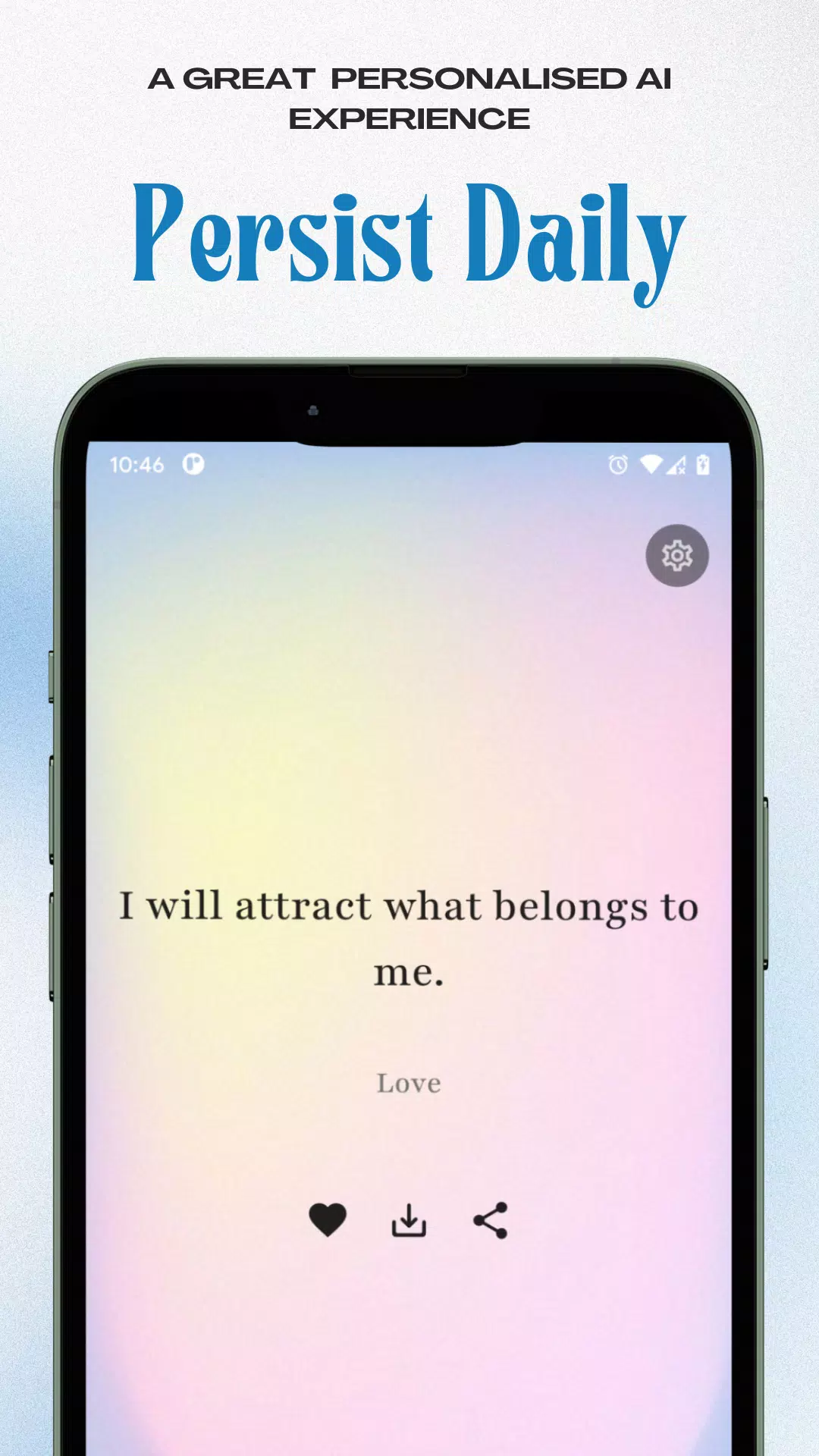 Schermata AI Uplift - Daily Affirmations 1