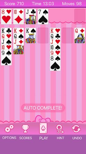 Pink Solitaire स्क्रीनशॉट 0
