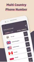 Temp sms - Receive code Capture d'écran 1