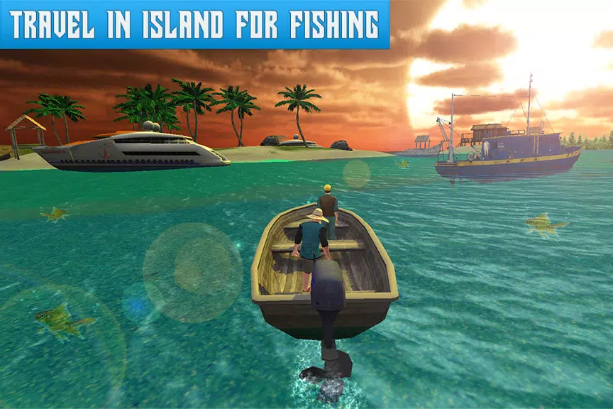 Boat Fishing Simulator Hunting Captura de pantalla 1