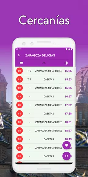 Zaragoza Bus Tranvía Cercanías Screenshot 3