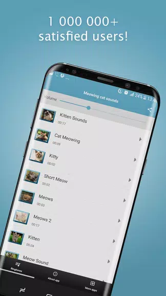 Meowing Cat Sounds Ringtones Tangkapan skrin 0