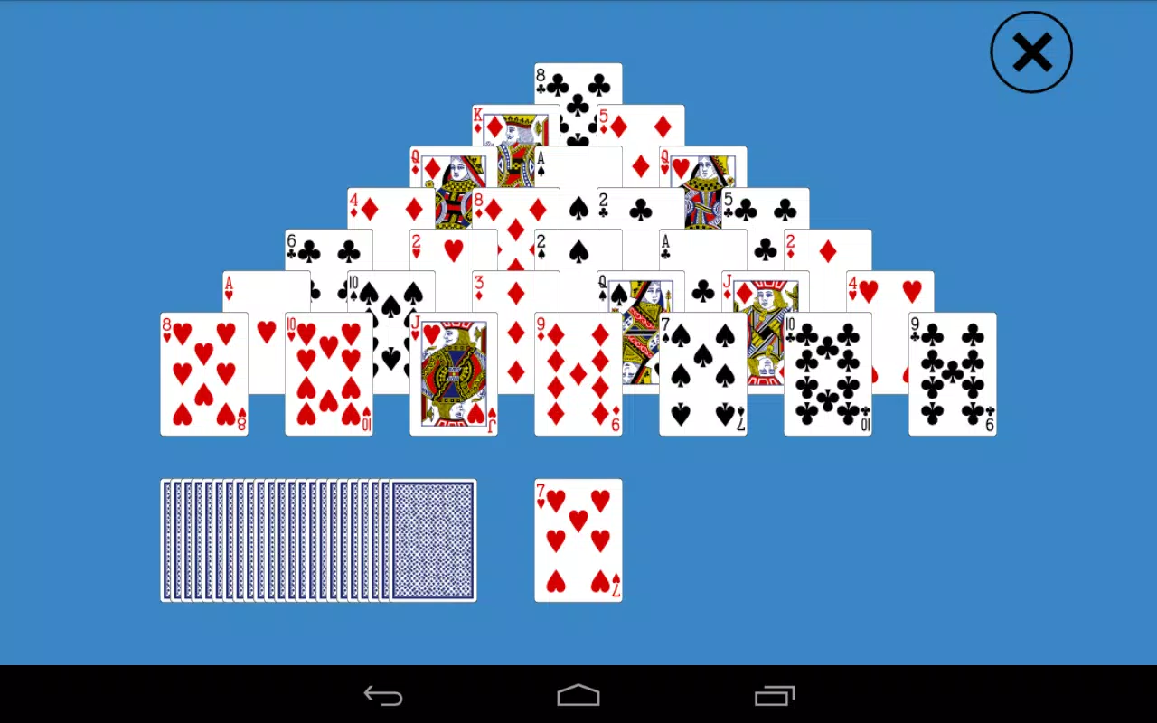 Classic Pyramid Solitaire ဖန်သားပြင်ဓာတ်ပုံ 3