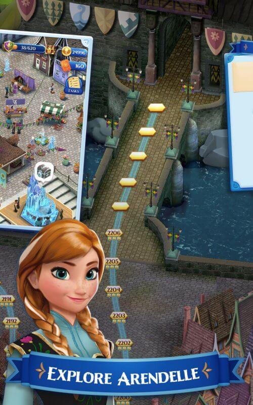 Disney Frozen Free Fall Screenshot 3