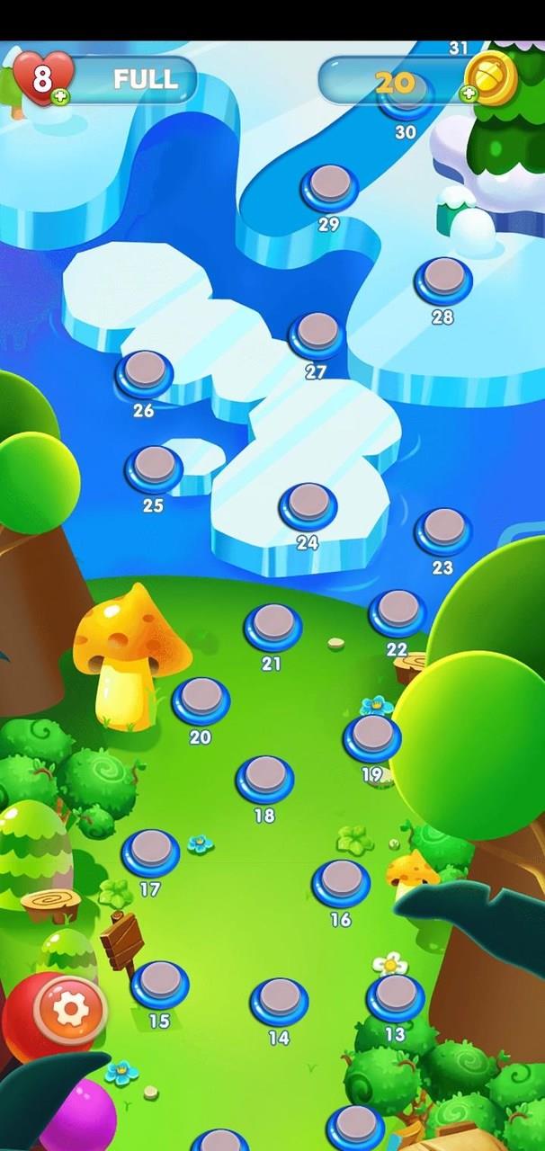 Squirrel Bubble Shooter स्क्रीनशॉट 1