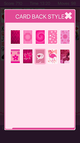 Pink Solitaire स्क्रीनशॉट 2