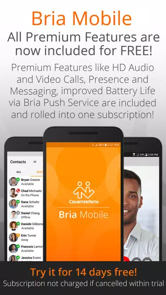 Bria Mobile: VoIP Softphone Screenshot 0