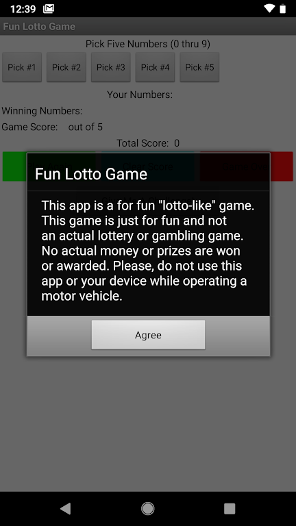 Fun Lotto Game Screenshot 2