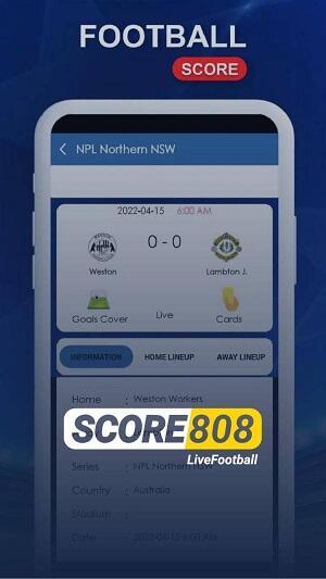 Score808 Ảnh chụp màn hình 3