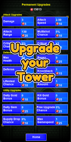 Lone Tower Roguelike Defense MOD Capture d'écran 1