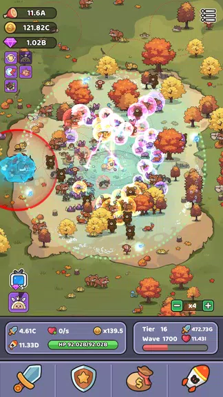 Wild Survival - Idle Defense Zrzut ekranu 0