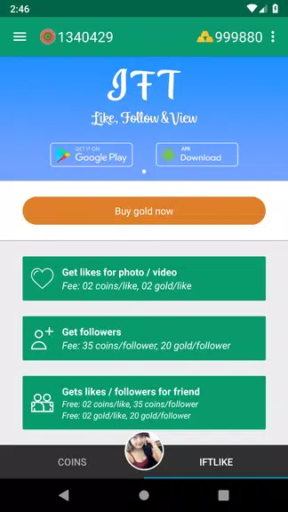 Likes & followers for Instagram Tangkapan skrin 1