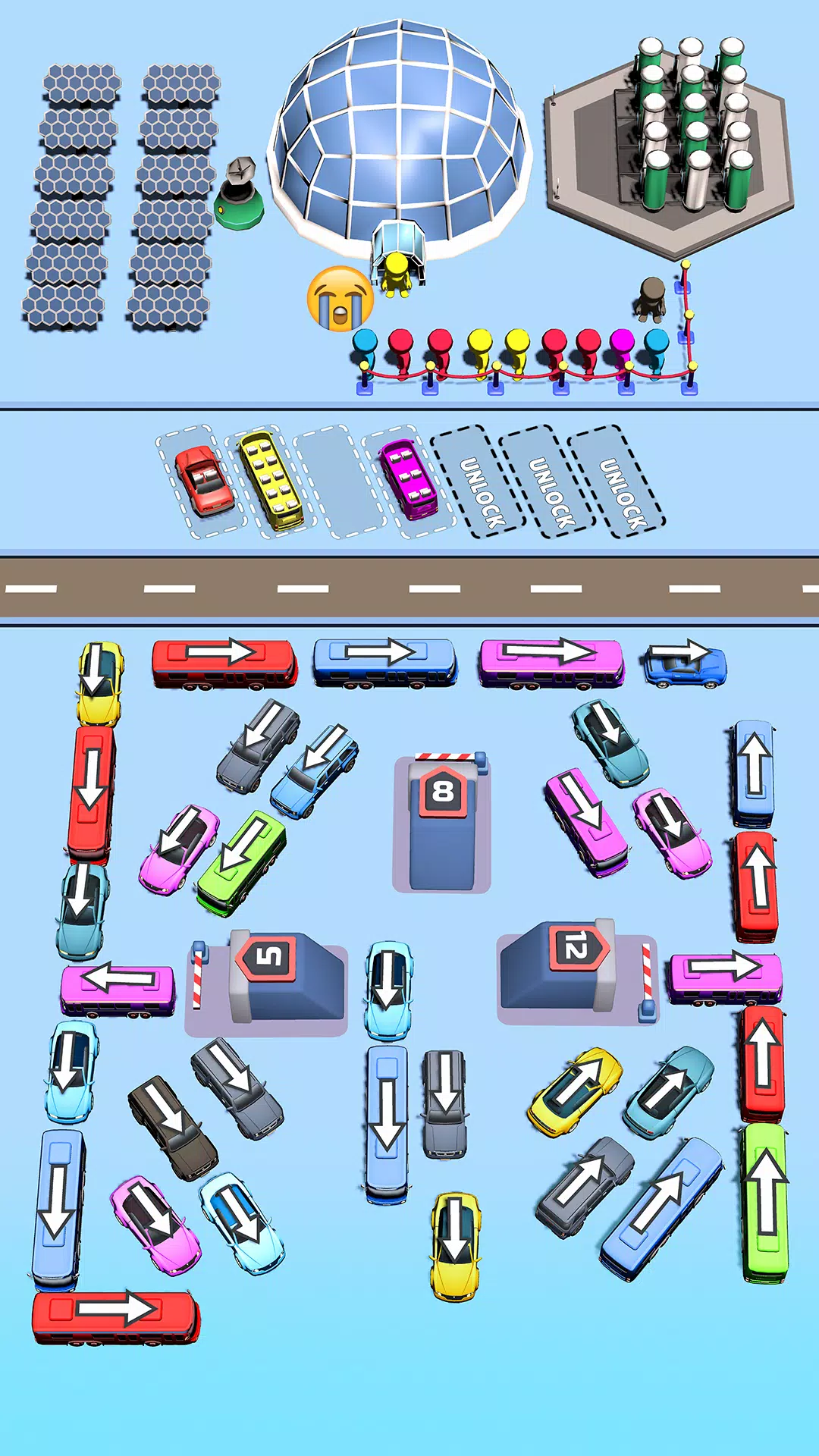 Bus Swipe: Car Parking Jam ภาพหน้าจอ 2