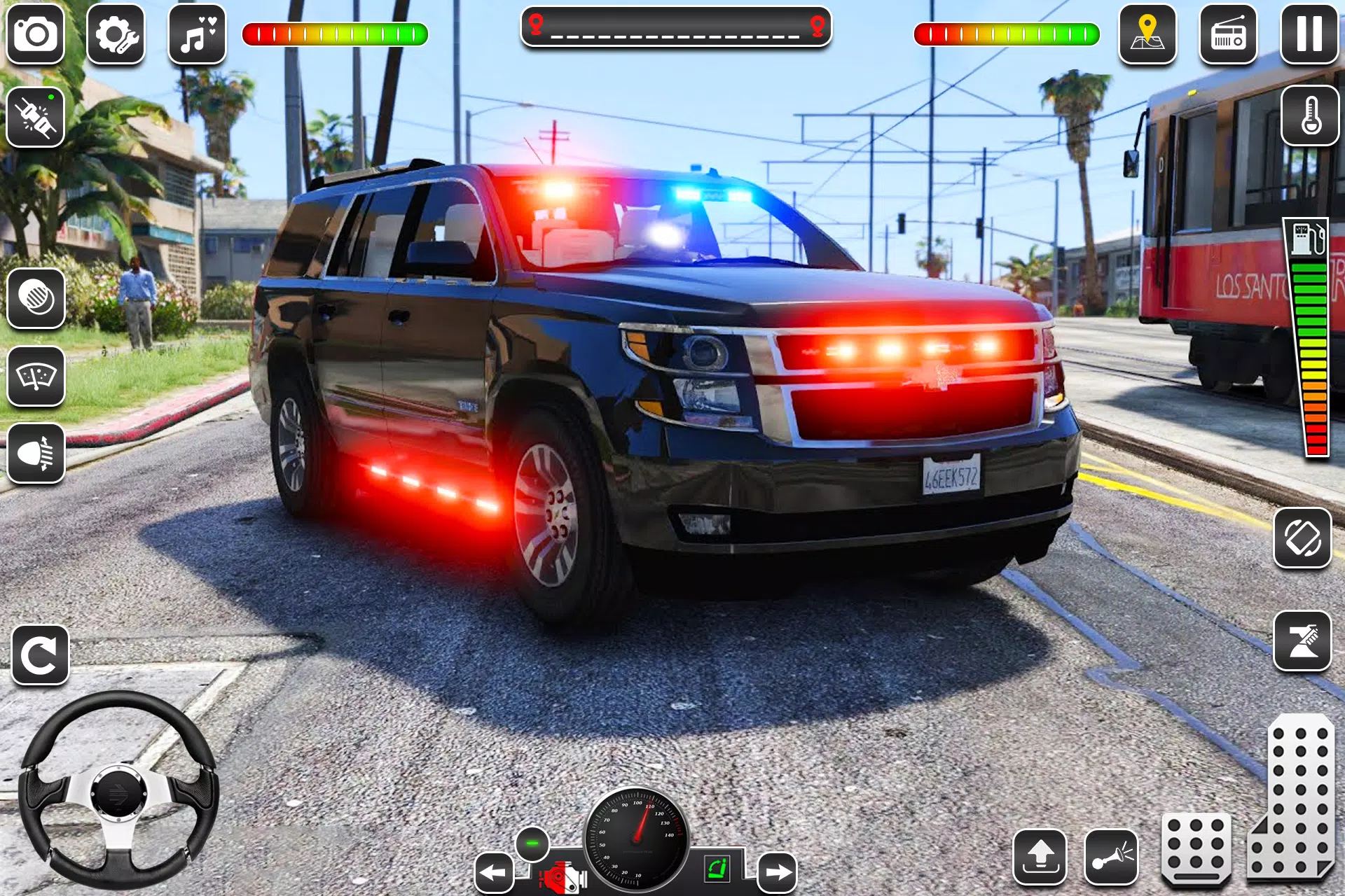 US Police Car Chase Game 3D Capture d'écran 3