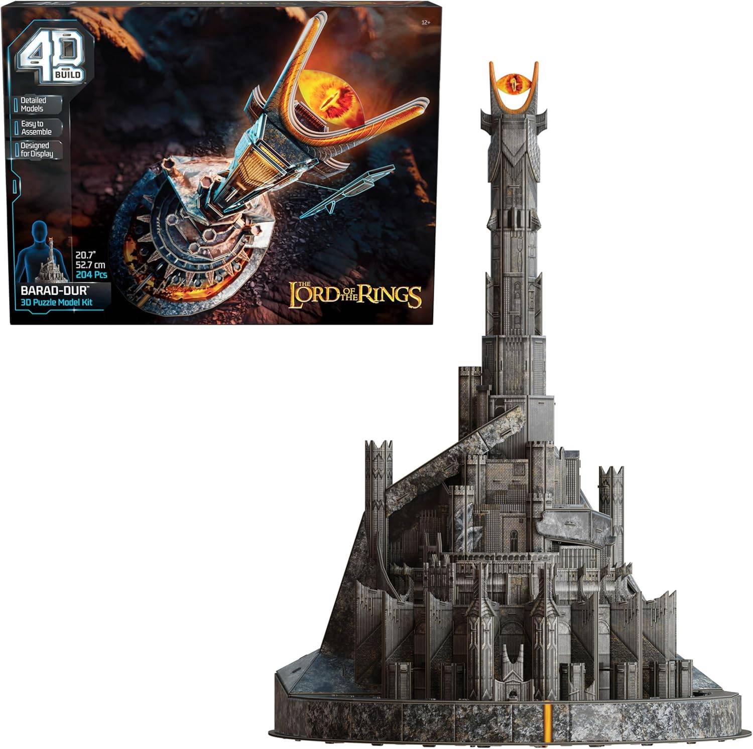 Barad-Dur Eye of Sauron 3D Model Kit 204 Piece