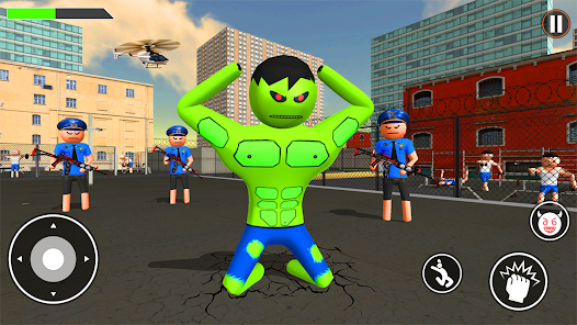 Incredible Monster: Superhero Prison Escape Games Zrzut ekranu 1