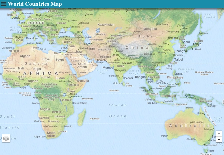 World Countries Map Ekran Görüntüsü 3