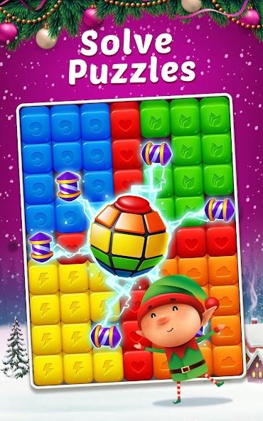 Toy Cubes Pop - Match 3 Game Mod Ảnh chụp màn hình 2