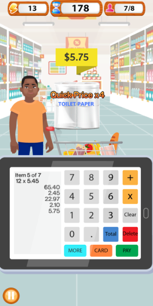 Supermarket Cashier Simulator Mod Ekran Görüntüsü 1