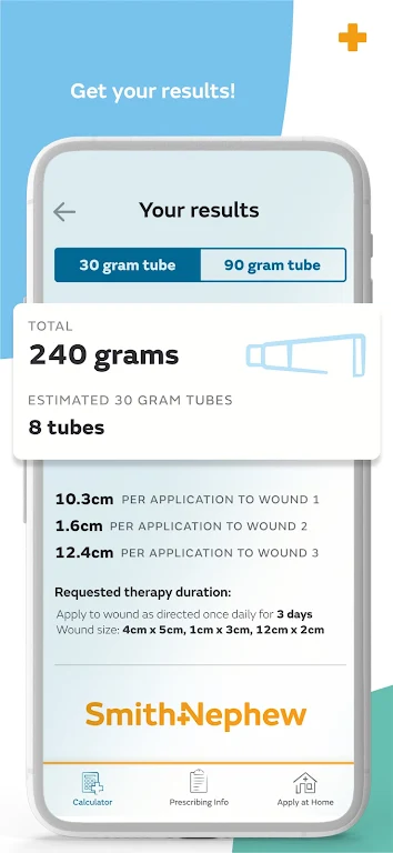 SANTYL* Dosing Calculator Ekran Görüntüsü 0