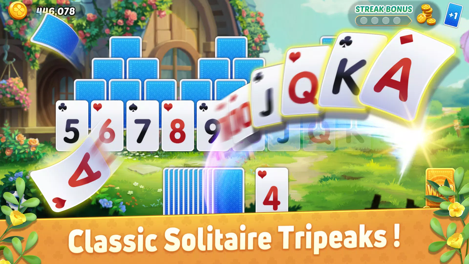 Solitaire Tripeaks Double Fun 스크린샷 0