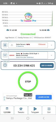 Tx Tunnel Pro - Super Fast Net Capture d'écran 2