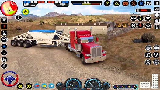 American Cargo Truck Games Sim Captura de tela 2