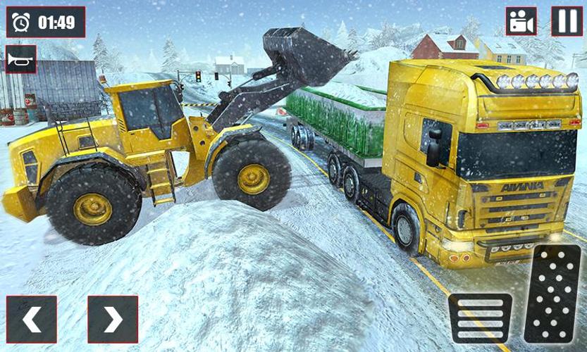 Offroad Snow Trailer Truck Dri Captura de pantalla 3