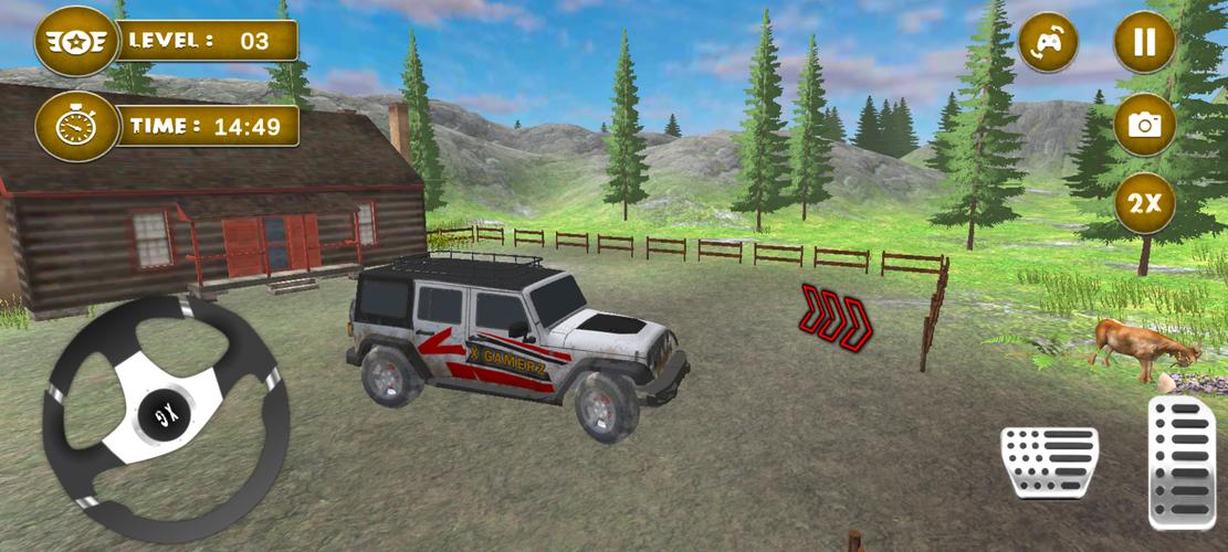 4x4 Mud Jeep Driving Games 3D Screenshot 1
