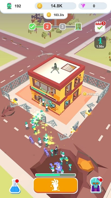 Idle Zombie Army Скриншот 1