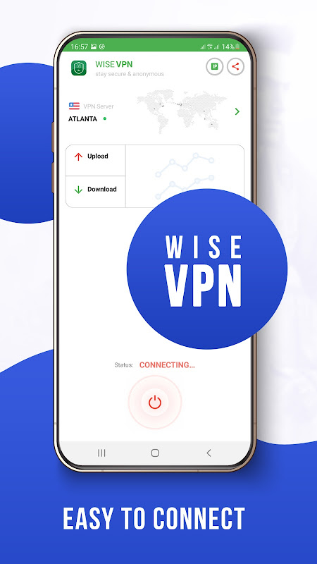 Fast VPN Wise VPN: Fast Secure Tangkapan skrin 0