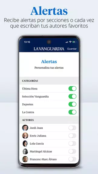 Schermata La Vanguardia - News 1