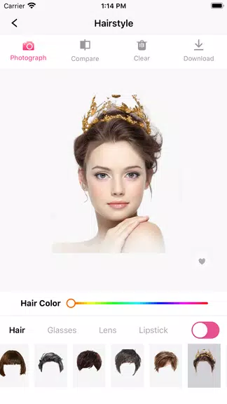 Hair Makeover-modiface・haircut应用截图第2张