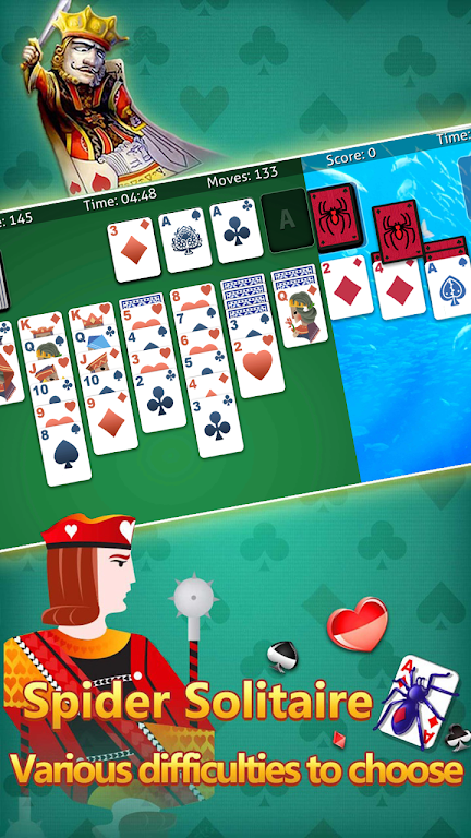 klondike solitaire :card shark Screenshot 0