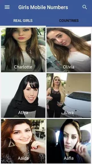 Real Girls Mobile Numbers Скриншот 2